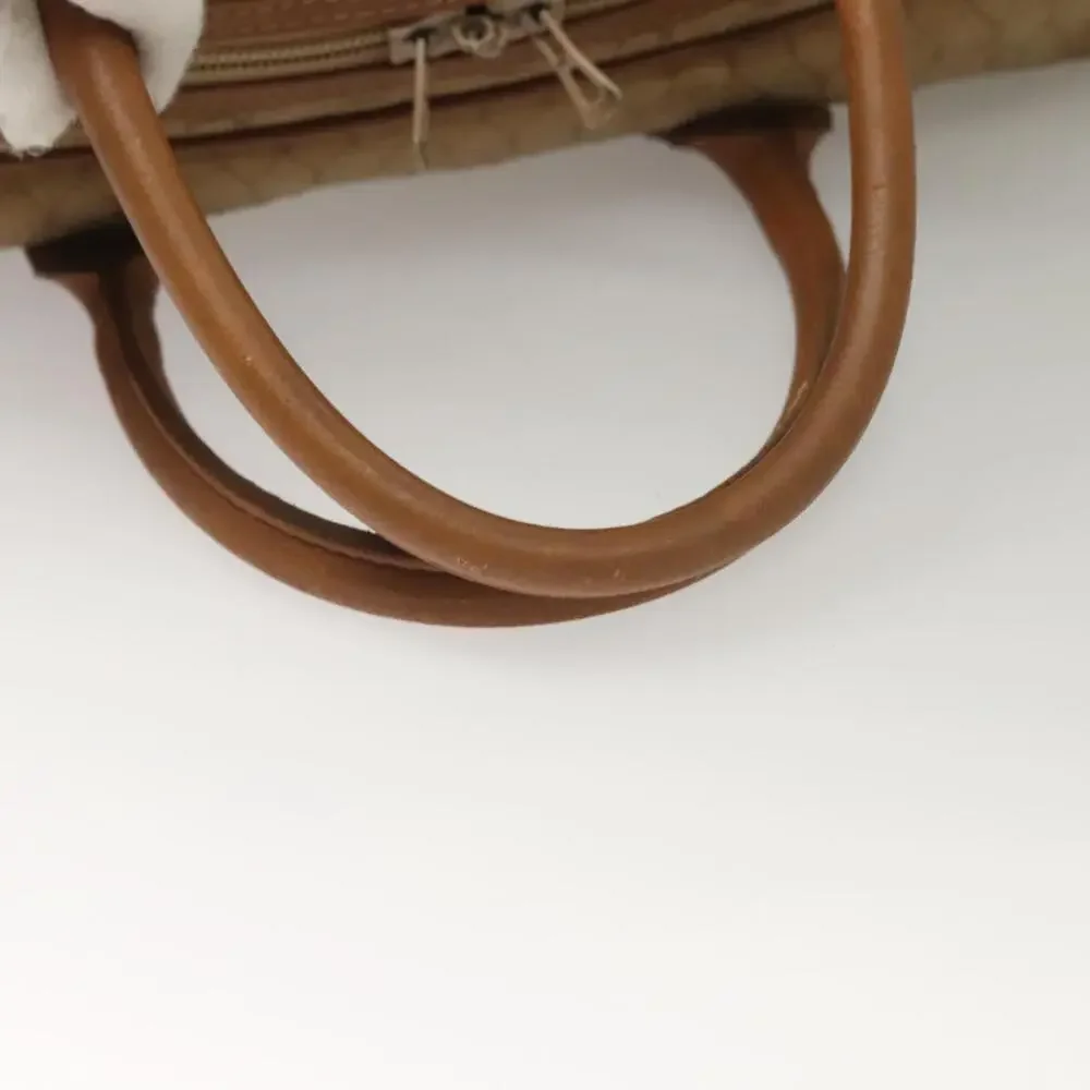 DIOR Honeycomb Canvas Boston Bag Beige